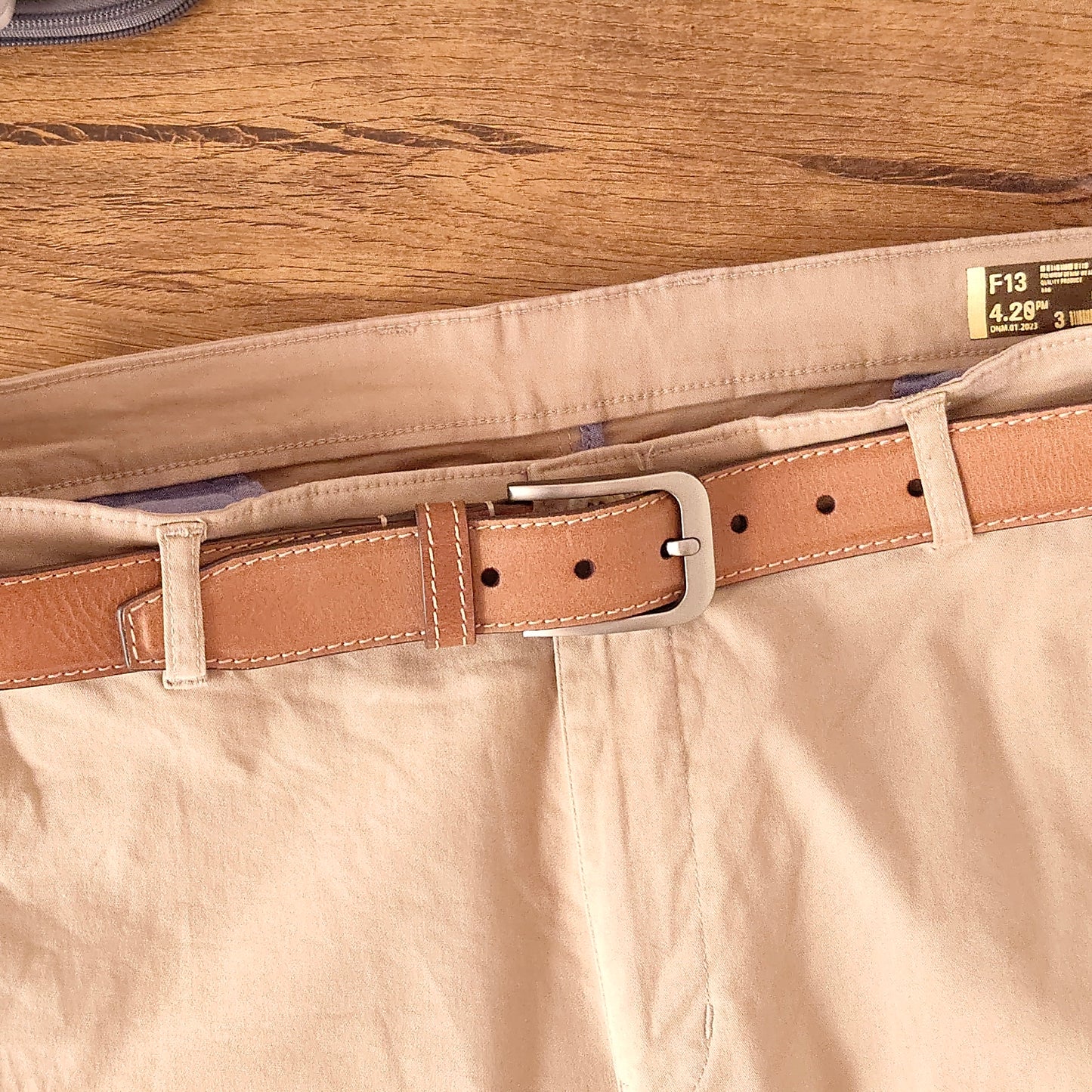 Elegavie Full-Grain Leather Premium Brown Dress Belt for Men β Stylish & Durable