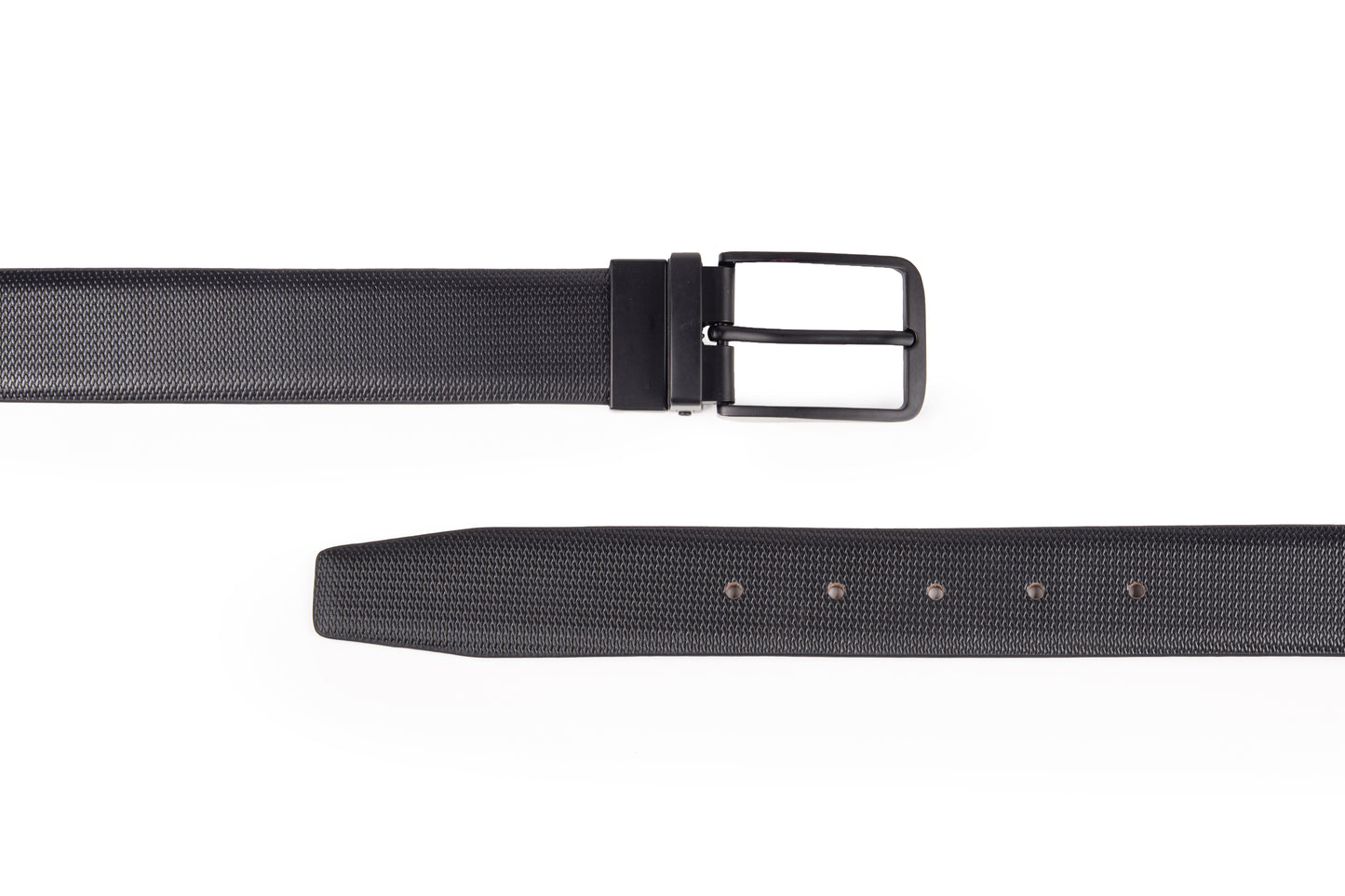 Elegavie Black / Brown Reversible Leather Belt - Classic